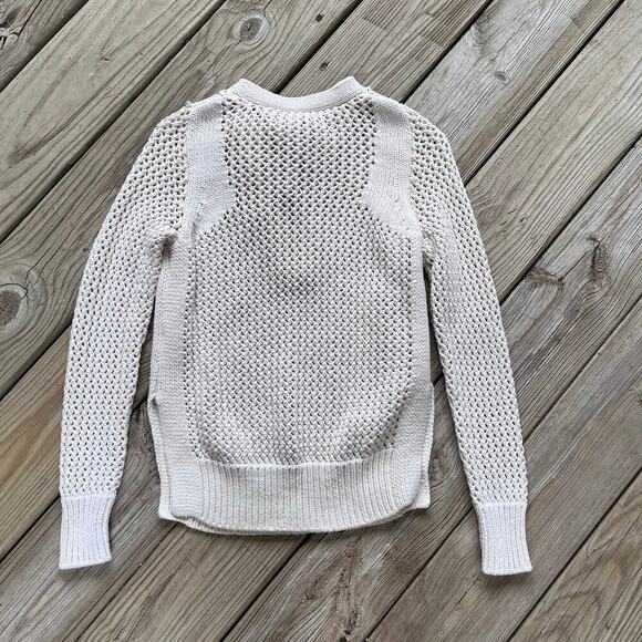 Derek Lam 10 Crosby Women's Open Knit Lace Up Sweater Size XS - Picture 4 of 12